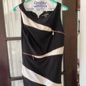 Frank Lyman Zipper Sleeveless Dress